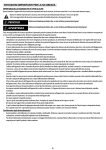istruzioni importanti per la sicurezza pericolo avvertenza