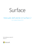 Surface 2 User Guide - Italian