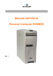 Manuale dell`Utente Personal Computer KOSMOS