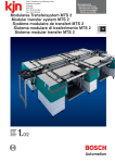 Modulares Transfersystem MTS 2 Modular transfer system MTS 2