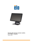 Guida dell`utente monitor tattile LCD 1900L 19 pollici