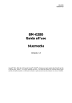 BM-6280 Guida all`uso bluemedia