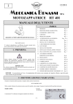 MOTOZAPPATRICE RT 401 - Meccanica Benassi Spa