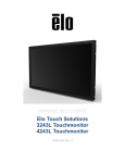 Elo Touch Solutions 3243L Touchmonitor 4243L