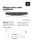 diffusore barra audio amplificato