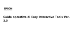 EPSON Easy Interactive Tools Ver.3.0 Operation