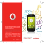 Guida rapida all`uso Vodafone Smart III