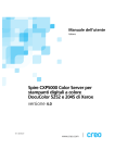 Spire CXP5000 Color Server - Manuale dell`utente