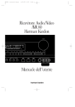 Ricevitore Audio/Video AVR 80 Harman Kardon Manuale dell`utente