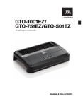 GTO-1001EZ/ GTO-751EZ/GTO-501EZ