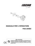 MANUALE PER L`OPERATORE PAS-265ES