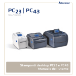 Stampanti desktop PC23 e PC43 Manuale dell`utente