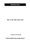 EGL-3T10K~20K Online UPS Gruppi di continuità