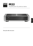 M22 Stereo Power Amplifier - Italian manual
