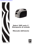 Zebra® ZXP serie 3™ Stampante di schede Manuale dell`utente