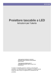 Proiettore tascabile a LED Istruzioni per l`utente