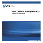 SAS Visual Analytics: Manuale dell`utente
