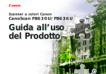 CanoScan FB630U/FB636U Guida all`uso del Prodotto