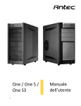 One / One S / One S3 Manuale dell`utente