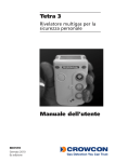 Tetra 3 Manuale dell`utente - Crowcon Detection Instruments