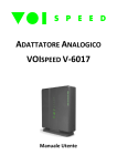 ADATTATORE ANALOGICO VOISPEED V-6017