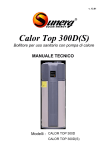 Calor Top 300D & 300D(S)_v.13.01 Manuale tecnico Sunerg