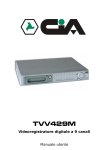 TVV429M Videoregistratore digitale a 9 canali