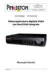 Videoregistratore digitale H264 con Hard Disk integrato
