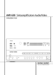 AVR 630 Sintoamplificatore Audio/Video