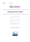 WiDom Energy Driven Switch - E