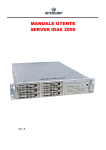 MANUALE UTENTE SERVER IDAS 2000