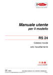 Manuale Utente RS 24
