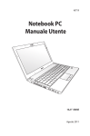 Notebook PC Manuale Utente