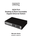 16/24 Port Desktop & Rack-mountable Gigabit Ethernet Switch