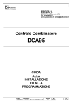 Manuale utente tecnica DCA95