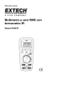 Multimetro a vero RMS con termometro IR