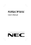 MultiSync XP-Series - NEC Display Solutions Europe