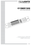 Manuale Cyber128 - Audio-luci