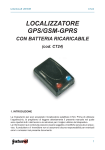 LOCALIZZATORE GPS/GSM-GPRS CON BATTERIA
