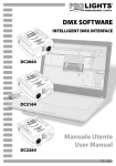 Manuale Utente User Manual DMX SOFTWARE