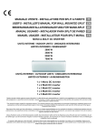 MANUALE UTENTE - INSTALLATORE PER SPLIT A