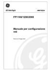 FP1100/1200/2000 Manuale per configurazione reti