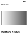 MultiSync X461UN