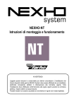 NEXHO-NT Istruzioni di montaggio e funzionamento