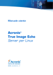 Acronis True Image Echo Server for Linux