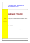 Elenco Prezzi - Confcooperative Sassari