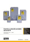 Inverter a velocità variabile serie AC10