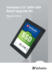 Verbatim 2.5” SATA SSD Retail Upgrade Kit Manuale Utente