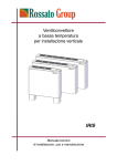 Scheda tecnica ventilconvettore a parete Iris - schede