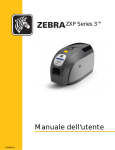 Zebra ZXP3 - Manuale Utente